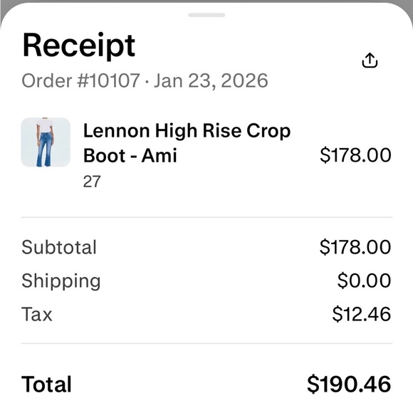 Pistola Lennon High Rise Crop Boot - Picture 4 of 4